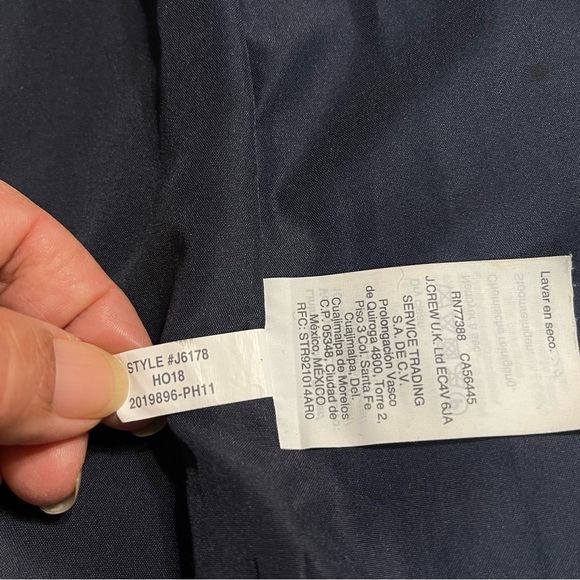 J Crew Mercantile Vail Parka Hooded Faux Fur Wool Coat Women's Size‎ 0 - Picture 8 of 16